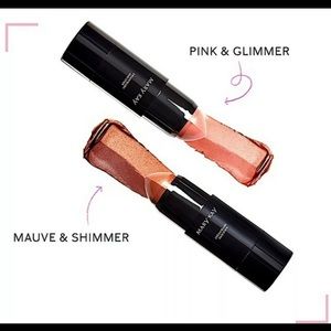Mary Kay Cream Blush Duo Stick - Limited Edition - Mauve and Shimmer